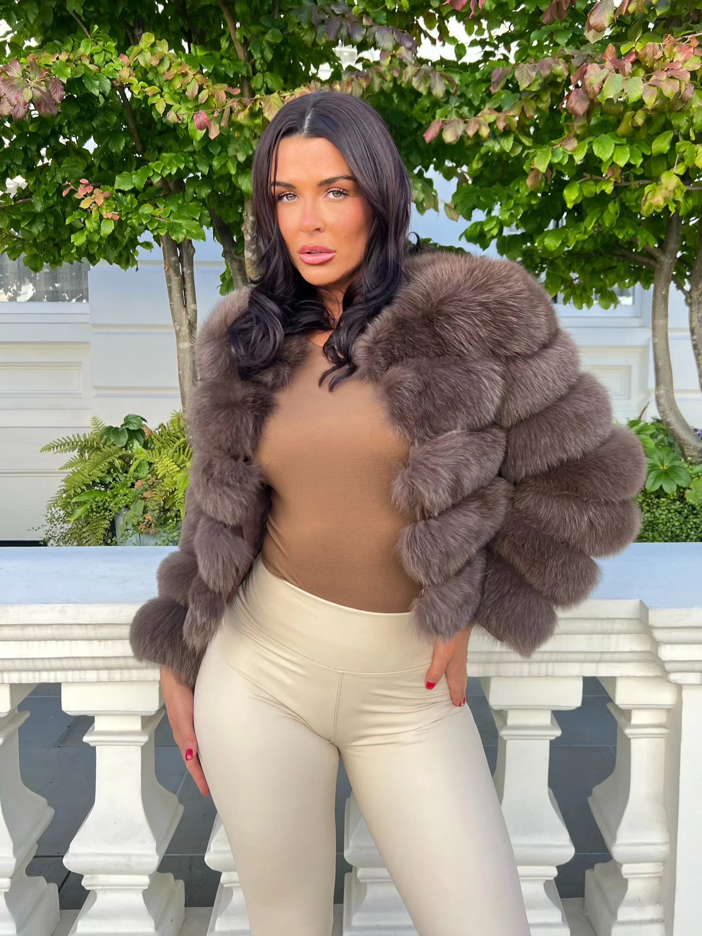Chaqueta de piel Tiana Elegance